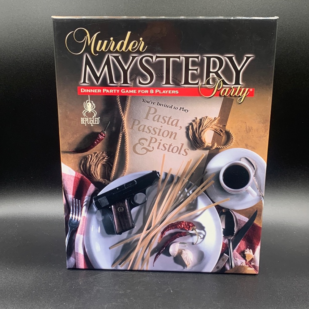Murder Mystery Party Dinner Party Game Pasta Passions Game 8 Players